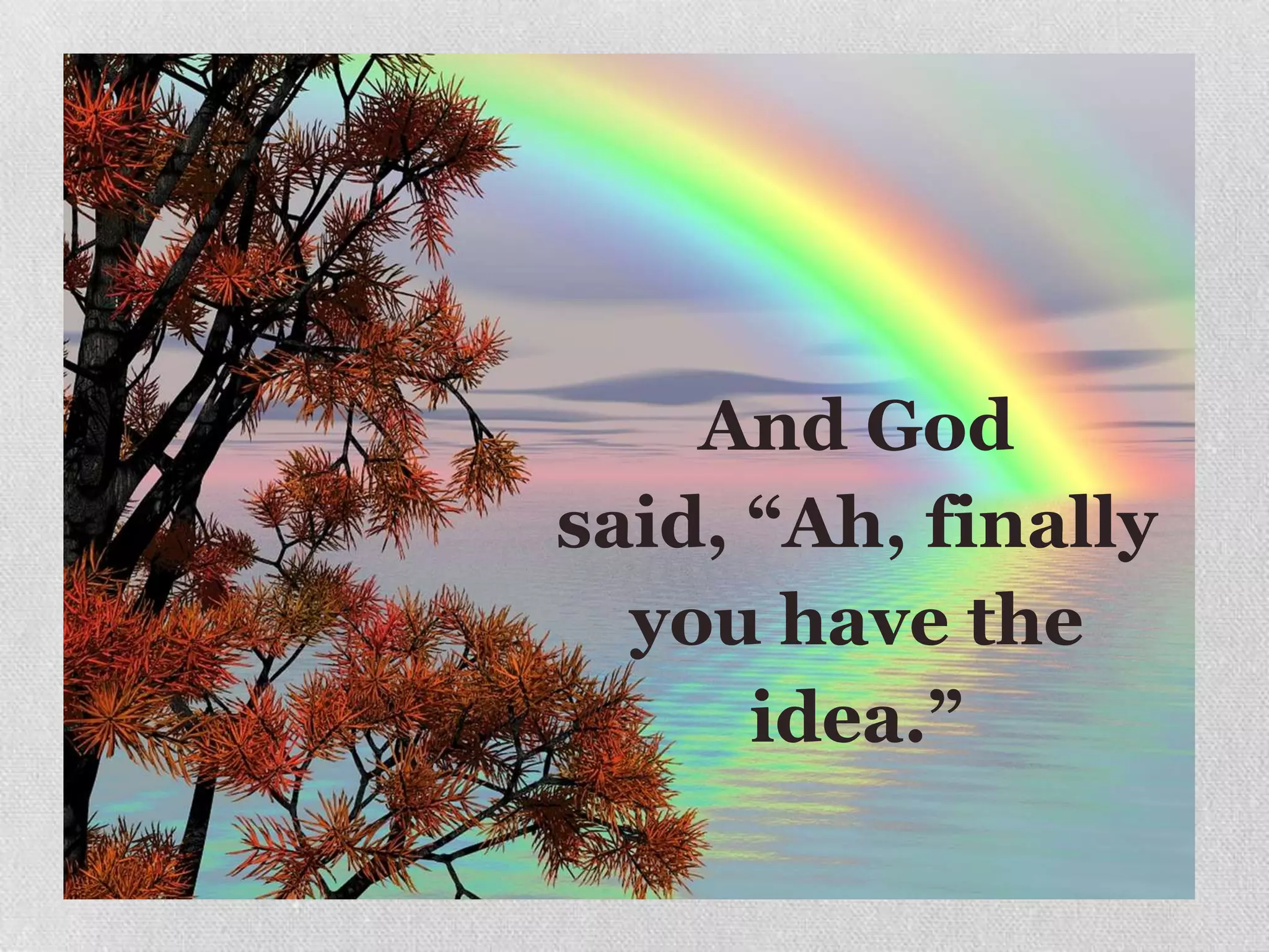 Inspiring Poem And God Said No PPTX