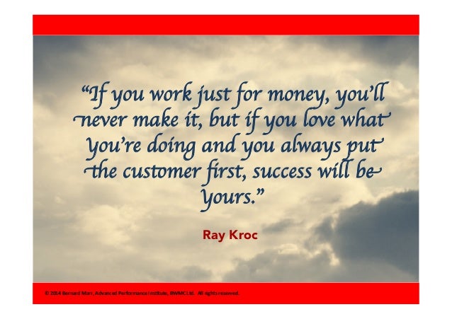 If You Work Just For - 