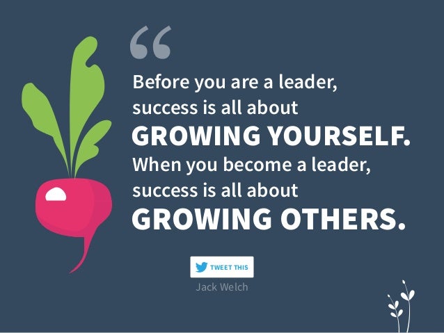 a leader