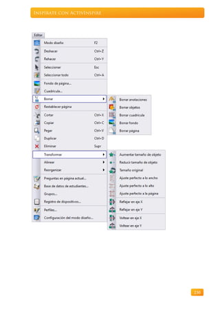 Inspírate con ActivInspire




                             230
 