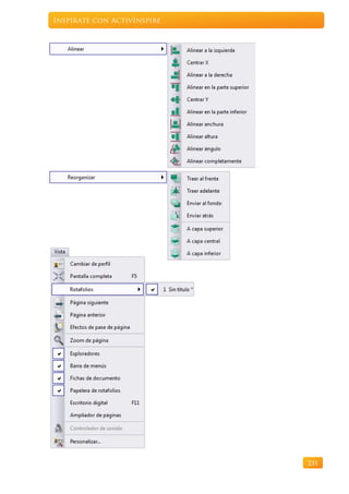 Inspírate con ActivInspire




                             231
 