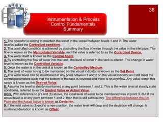 Instrumentation and process control fundamentals PPTX