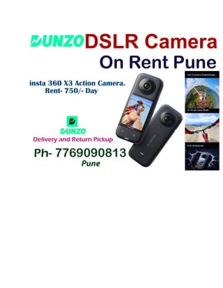 insta 360 X3 Camera On Rent Pune   Action Camera Rent in Pune  Waterproof Camera on Rent  Pune.pdf