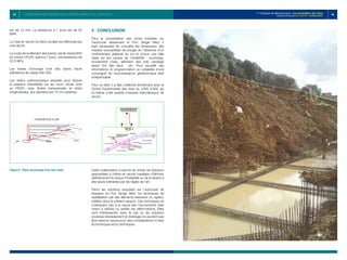 65 66
1er
Colloque de Géotechnique : Les instabilités des Talus
Vendredi 28 octobre 2011 E.H.T.P - CASABLANCA
est de 12 mm. La résistance à 7 jours est de 20
MPA.
La mise en œuvre du béton projeté est effectuée par
voie sèche.
Le coulis de scellement des barres, est de classe B30
en ciment CPJ55, ayant à 7 jours, une résistance de
22,5 MPa.
Les barres d’ancrage sont des aciers haute
adhérence de classe FeE 500.
Les drains subhorizontaux adoptés pour réduire
la pression interstitielle sur les murs cloués sont
en PEHD, avec fentes transversales et stries
longitudinales, leur diamètre est 75 mm extérieur.
Figure 6 : Plans de principe d’un mur cloué
4 . CONCLUSION
Pour la consolidation des zones instables sur
l’autoroute desservant le Port Tanger Med, il
était nécessaire de connaître les dimensions des
masses susceptibles de bouger en l’absence d’un
confortement adéquat du sol et d’avoir une idée
claire sur les causes de l’instabilité : surcharge,
écoulement d’eau, altération des sols, pendage
assez fort des talus …etc. Pour recueillir ces
informations la programmation au préalable d’une
compagne de reconnaissance géotechnique était
indispensable.
Pour ce faire, il a fallu collaboré étroitement avec le
Centre Expérimental des Sols du LPEE (CES) qui
lui-même a été assisté d’experts internationaux de
renom.
Cette collaboration a permis de choisir les solutions
appropriées à mettre en œuvre capables d’éliminer
définitivement le risque d’instabilité ou de le réduire à
des seuils tolérables par les règles de l’art.
Parmi les solutions adoptées sur l’autoroute de
desserte du Port Tanger Méd, les techniques de
stabilisation par des éléments résistants ou rigides,
traitées dans le présent rapport. Ces techniques ne
s’attaquent pas à la cause des mouvements mais
visent à réduire ou arrêter les déformations. Elles
sont intéressantes dans le cas où les solutions
curatives (terrassement et drainage) ne peuvent pas
être mises en œuvre pour des considérations d’ordre
économiques et/ou techniques.
STABILISATION DES VERSANTS PAR ELEMENTS RIGIDES PORT TANGER MED
 