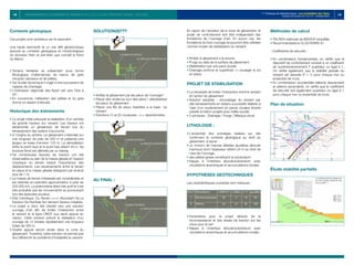 149 150
1er
Colloque de Géotechnique : Les instabilités des Talus
Vendredi 28 octobre 2011 E.H.T.P - CASABLANCA
En raison de l’ampleur de la zone de glissement, le
projet de confortement doit être indépendant des
fondations de l’ouvrage d’art. En aucun cas, les
fondations du futur ouvrage ne pourront être utilisées
comme moyen de stabilisation du versant.
• 
Arrêter le glissement a la source.
• 
Purge au-delà de la surface de glissement.
• 
Stabilisation par une paroi clouée.
• 
Drainage profond et superficiel  soulager le sol
en place.
PROJET DE STABILISATION
• 
La nécessité de limiter l’interaction entre le versant
et l’action du glissement
• 
Solution adoptée : remodelage du versant par
des terrassements en redans successifs réalisés à
l’abri d’un soutènement en parois clouées (tirants
passifs et béton projeté avec treillis soudé)
• 
3 principes : Drainage / Purge / Masque cloué
LITHOLOGIE :
• 
L’ensemble des sondages réalisés sur site
confirment le contexte géologique au droit du
glissement, à savoir :
• 
un horizon de marnes altérées jaunâtres (éboulis
marneux) dont l’épaisseur atteint 24 m au droit de
l’axe de l’ouvrage,
• 
des pélites grises constituant le substratum.
• 
Nappe à l’interface éboulis/substratum avec
circulations anarchiques et accumulations locales
HYPOTHESES GEOTECHNIQUES
Les caractéristiques suivantes sont retenues :
• 
Paramètres pour le projet déduits de la
reconnaissance et des essais de traction sur les
clous pour le qs!!
• 
Nappe à l’interface éboulis/substratum avec
circulations anarchiques et accumulations locales
Méthodes de calcul
• 
TALREN méthode de BISHOP simplifiée
• 
Recommandations CLOUTERRE 91
- 
Coefficients de sécurité :
• 
En combinaison fondamentale, on vérifie que le
dispositif de confortement conduit à un coefficient
de surdimensionnement Γ supérieur ou égal à 1.
On vérifie également que la stabilité globale du
versant est assurée (Γ ≥ 1) pour chaque mur ou
ensemble de murs.
• 
En combinaison accidentelle (séisme descendant
et séisme ascendant), on vérifie que le coefficient
de sécurité soit également supérieur ou égal à 1
pour chaque mur ou ensemble de murs.
Plan de situation
Étude stabilité partielle
Contexte géologique
Ces projets sont ambitieux car ils associent :
Une haute technicité et un vrai défi géotechnique
associé au contexte géologique et morphologique
du domaine rifain et pré-rifain que connaît le Nord
du Maroc.
• 
Terrains tertiaires se présentant sous forme
lithologique d’alternances de bancs de grès
micacés calcareux et de pélites.
• 
Sur le plan tectonique il s’agit d’une succession de
nappes de charriage.
• 
L’inclinaison régionale des flysch est vers l’Est à
45°.
• 
En couverture, l’altération des pélites et du grès
donne un aspect d’éboulis.
Historique des évènements
• 
Le projet initial prévoyait la réalisation d’un remblai
de grande hauteur sur versant. Les travaux ont
déclenchés un glissement de terrain lors du
terrassement des redans d’accroche.
• 
A l’origine du sinistre, Le glissement s’étendait sur
une longueur de près de 200 m et présente une
largeur en base d’environ 120 m. La dénivellation
entre le point haut et le point bas atteint 45 m. Sa
bordure Nord est délimité par un talweg
• 
De nombreuses fissures de traction ont été
observables au sein de la masse glissée et l’aspect
chaotique du terrain traduit l’importance des
déplacements. Les escarpements entre le terrain
en place et la masse glissée atteignent par endroit
plus de 1 m.
• 
La masse de terrain intéressée est considérable et
est estimée en première approximation à près de
200 000 m3. Le phénomène étant très actif et il est
très probable que les mouvements se poursuivent
lors des épisodes pluvieux.
• 
Etat Cahotique Du Terrain  Abondant De La
Solution De Remblai Sur Versant Devenu Irréaliste.
• 
Le projet a donc été orienté vers une solution
ouvrage d’art afin de limiter l’interaction entre
le versant et la ligne ONCF aux seuls appuis du
viaduc. Cette solution prévoit la réalisation d’un
ouvrage de 12 travées représentant une longueur
totale de 320 m.
• 
Quatre appuis seront situés dans la zone du
glissement. Toutefois, cette solution ne permet pas
de s’affranchir du problème d’instabilité du versant.
SOLUTION(S)???
• 
Arrêter le glissement par les pieux de l’ouvrage?
• 
Placer des viroles au tour des pieux / désolidariser
les pieux du glissement
• 
Placer une file de pieux /barettes a la base du
versant
• 
Solutions (1) et (2) couteuses  abandonnées
AU FINAL :
CONFORTEMENT DU GLISSEMENT DE TERRAIN AU PK 32 DE LA LIGNE FERROVIAIRE TANGER – RAS R’MEL
 