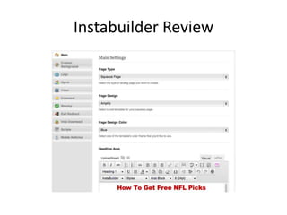 Instabuilder deals