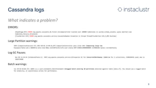 resolving syntax error when inserting data into... Instaclustr introduction to managing cassandra | PDF
