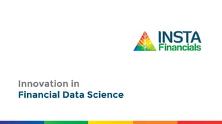 Innovation in
Financial Data Science
 