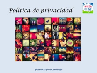 Politica de privacidad
 