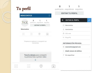 Tu perfil
 