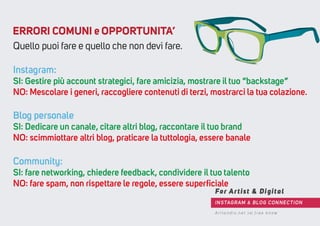 Instagram & blog connection - references (part 1)