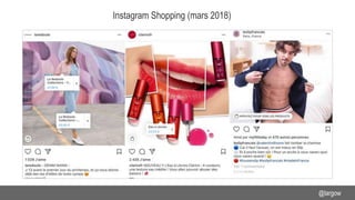 Instagram Shopping (mars 2018)
@largow
 