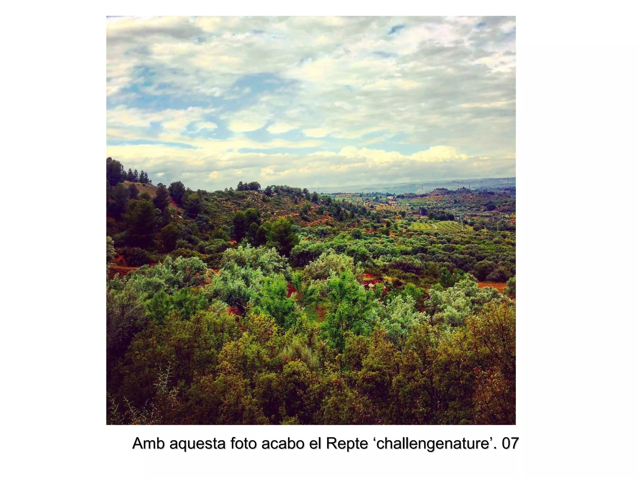 Amb aquesta foto acabo el Repte ‘challengenature’. 07Amb aquesta foto acabo el Repte ‘challengenature’. 07
 