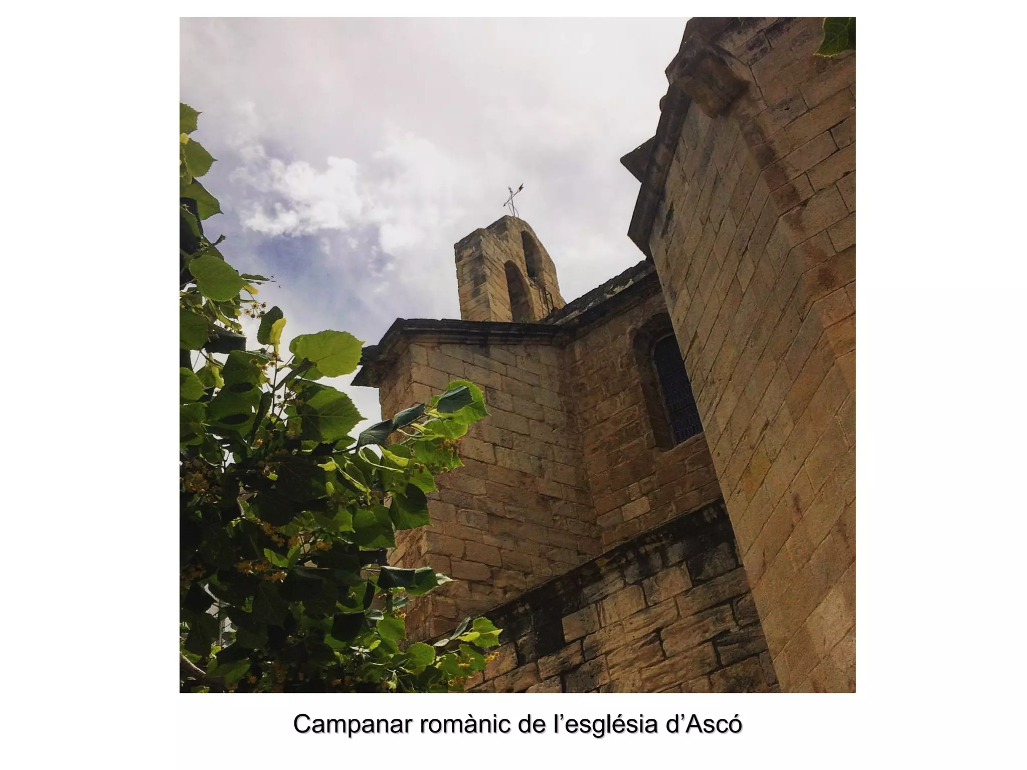 Campanar romànic de l’església d’AscóCampanar romànic de l’església d’Ascó
 
