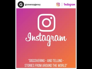 “Discovering - and telling -
stories from around the world”
Instagram
 
