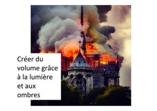 Créer	du	
volume	grâce	
à	la	lumière	
et	aux	
ombres	
 