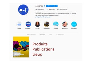 Produits	
Publications	
Lieux	
 