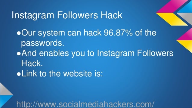 instagram followers hack - instagram followers hack 2015