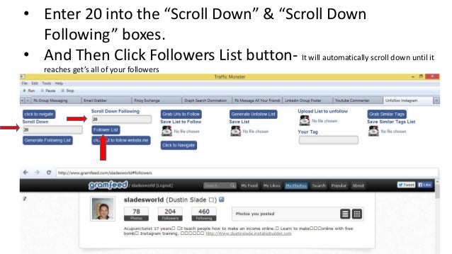click on your followers button in that browser 3 - instagram follow lists