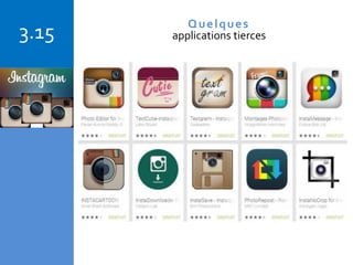 Copyright © 2015 Isabelle Barnel – Conseil en communication
3.15 Quelques
applications tierces
 