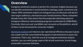Instagram Sentiment Analysis | PPTX