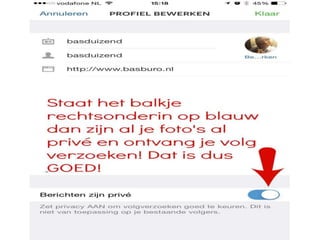 Instagram Privacy SOS project