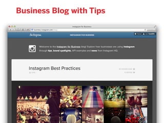 94%of interbrand 100 use instagram  
— up from 86% YOY
Source: Simply Measured
 