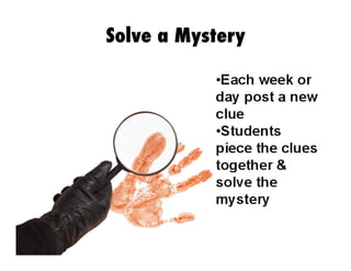 Solve a Mystery

 
