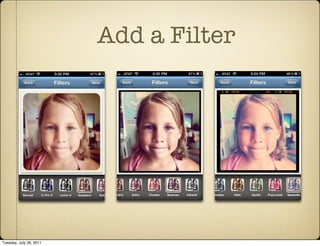 Add a Filter




Tuesday, July 26, 2011
 