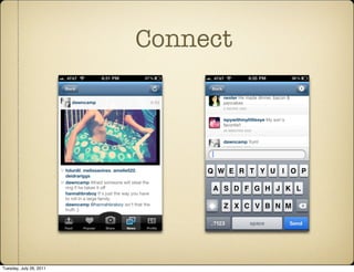 Connect




Tuesday, July 26, 2011
 