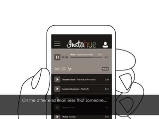 On the other end Brian sees that someone… 
 