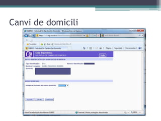 Canvi de domicili
 