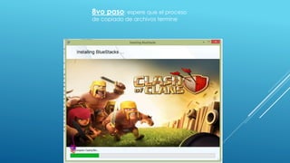 8vo paso: espere que el proceso
de copiado de archivos termine
 