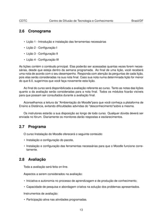 Instalacao Do Moodle