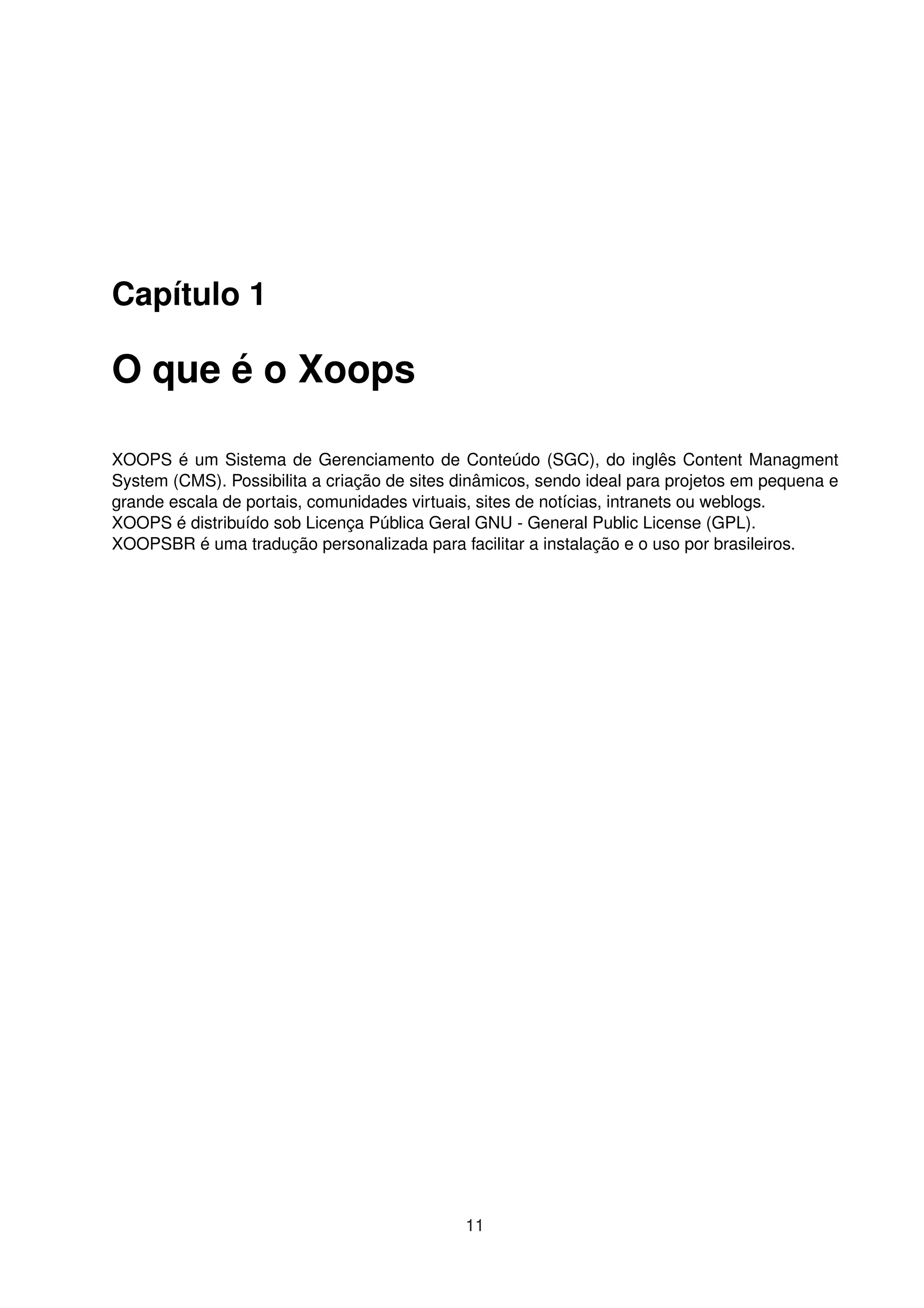 Instalacao Xoops