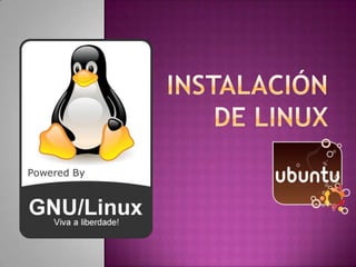 Instalación de Linux 