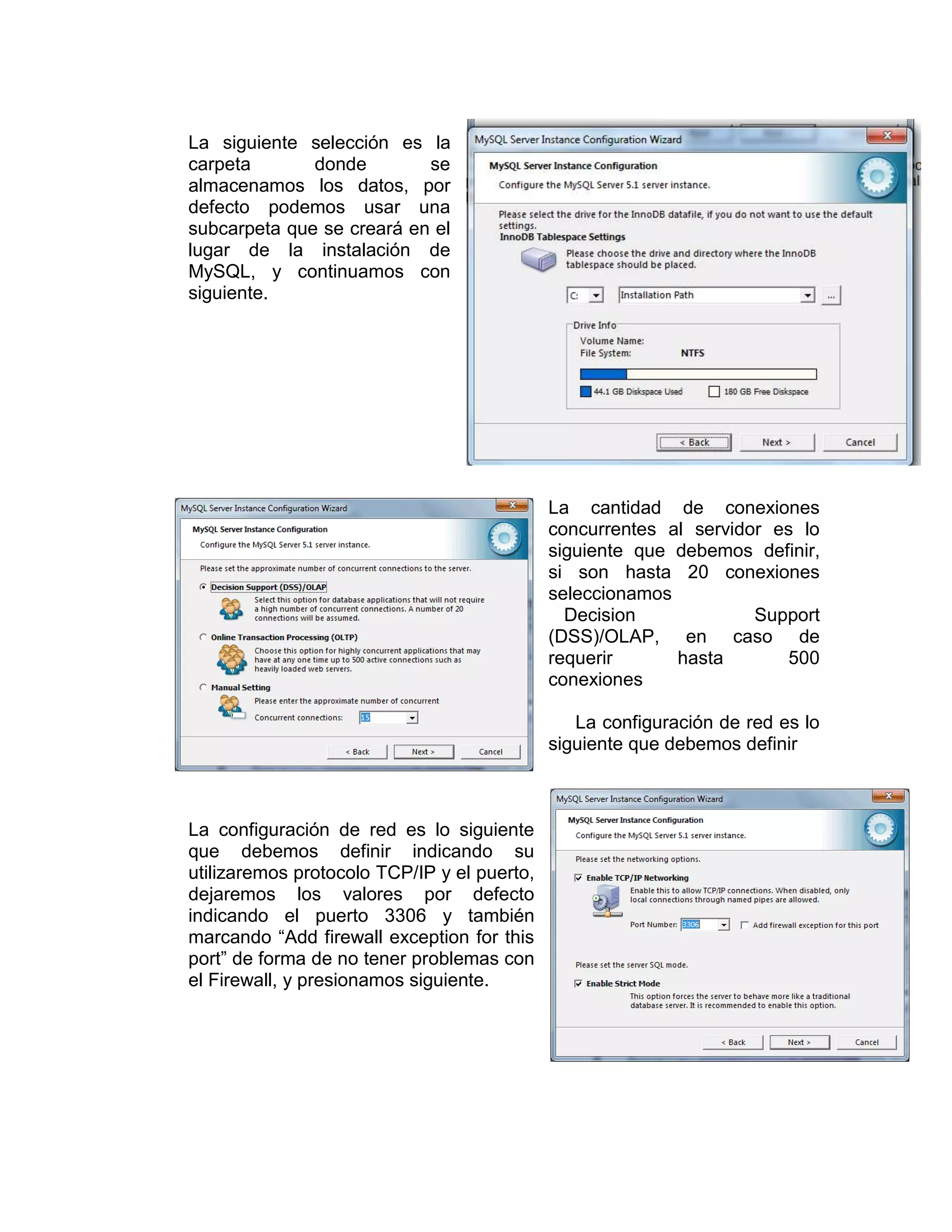 Instalacin de  my sql server en win 7