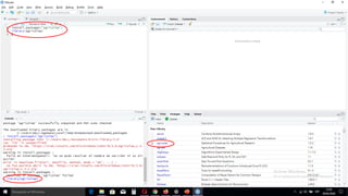 ABRIR LIBRERÍAS EN RSTUDIO
 