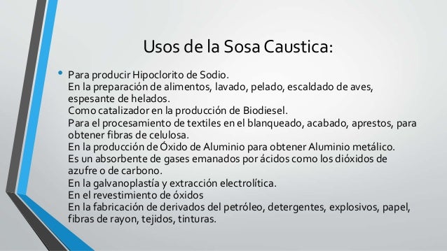 Instalación de una planta de sosa caustica
