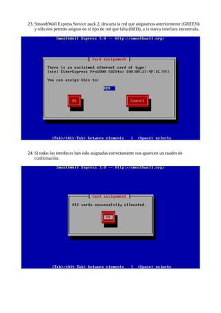 Instalación smoothwall v0.9 | PDF