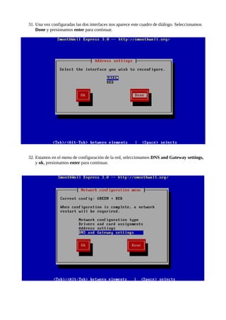 Instalación smoothwall v0.9 | PDF
