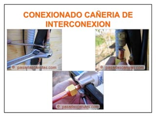 CONEXIONADO CAÑERIA DE
INTERCONEXION
 