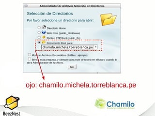 ojo: chamilo.michela.torreblanca.pe
 