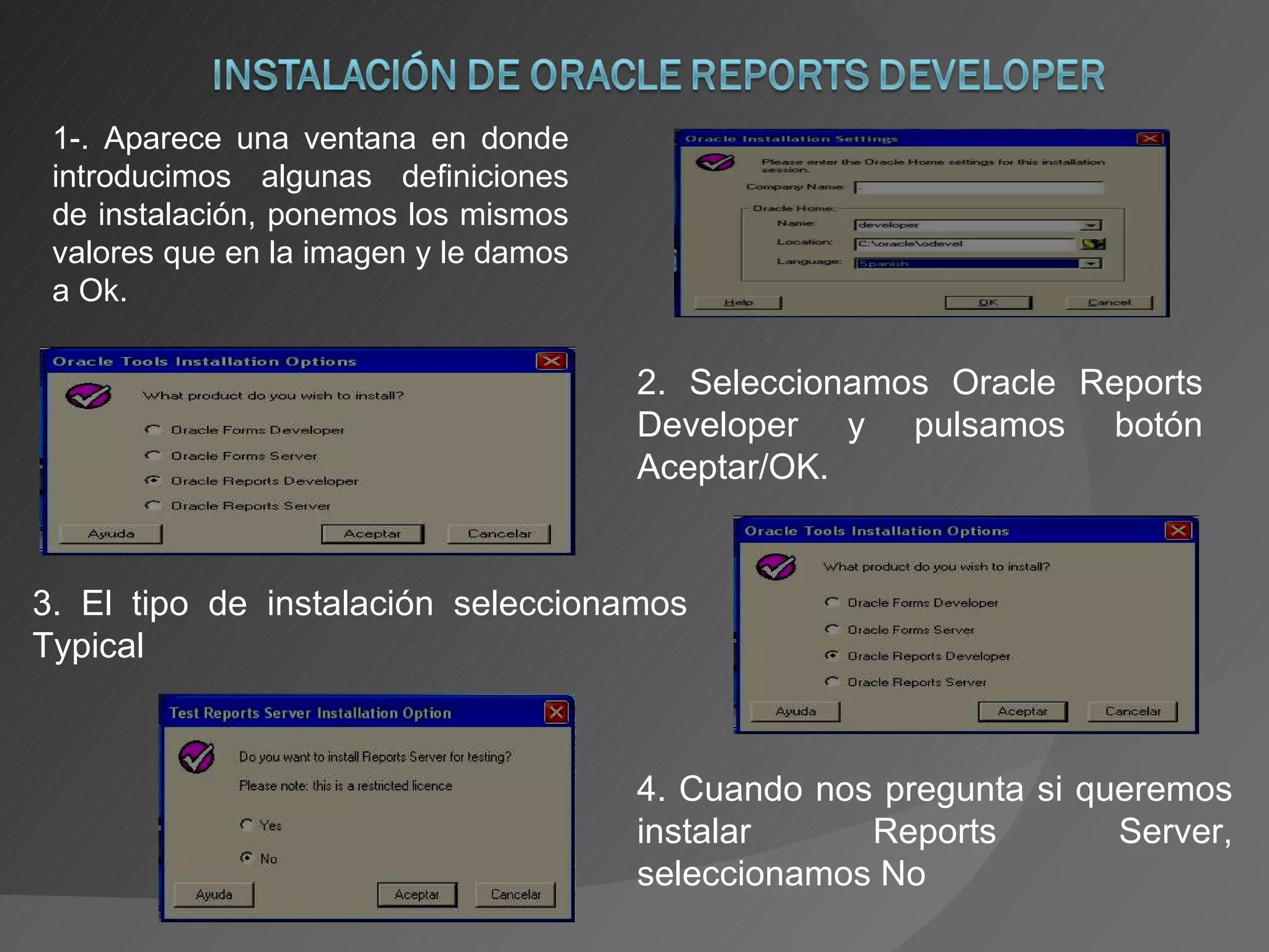 Developer Oracle 6i | PPT