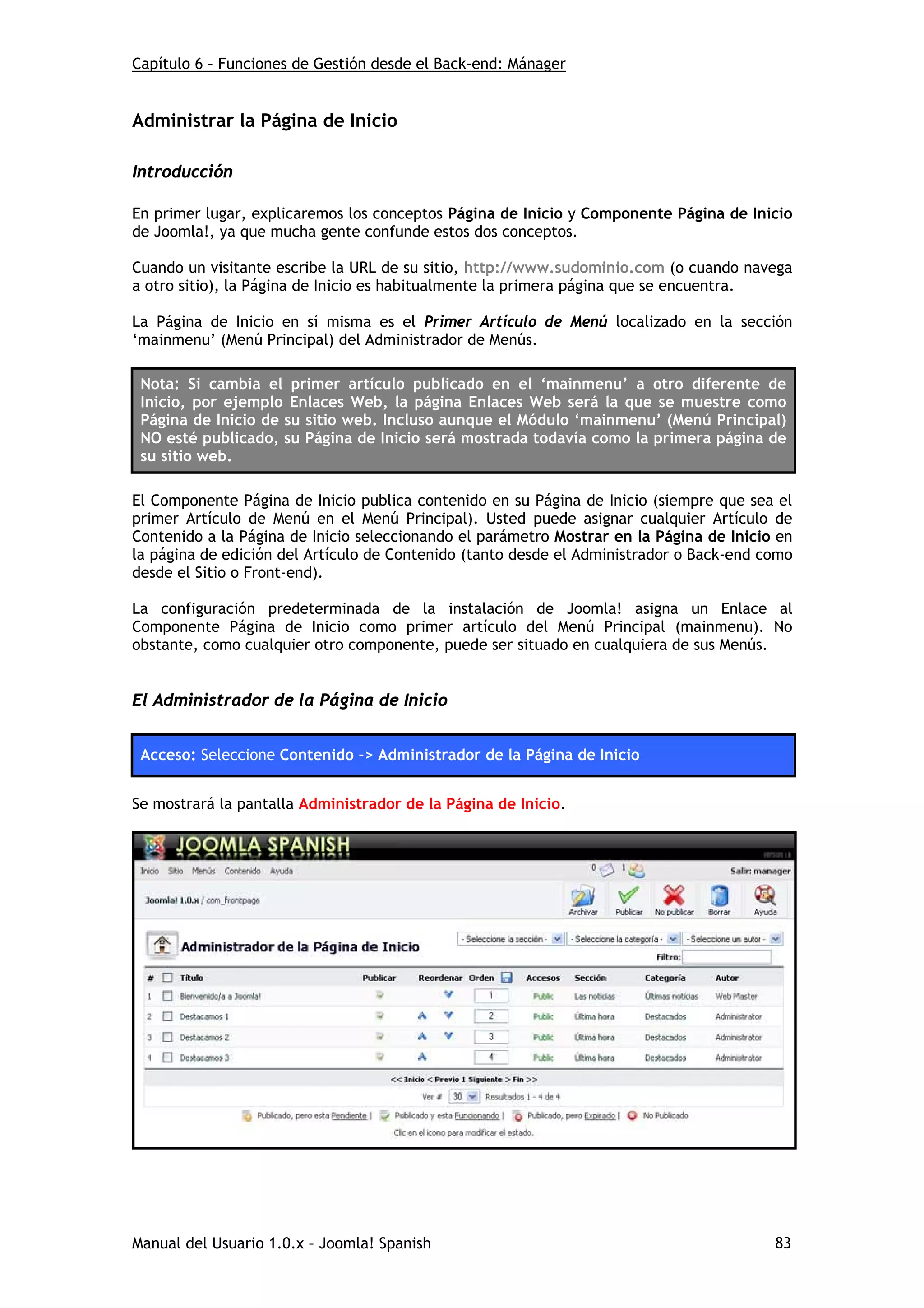 Instalacion joomla