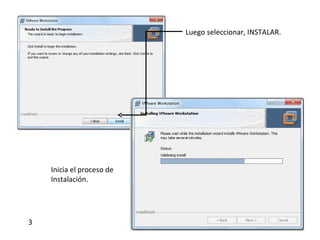 Luego seleccionar, INSTALAR.




    Inicia el proceso de
    Instalación.




3
 