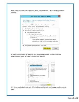 Manual de Instalación Active Directory Windows Server 2012 R2 | PDF
