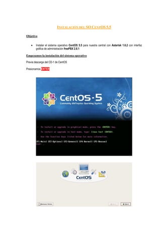 Instalacion de Asterisk y freePBX en CentOS | PDF