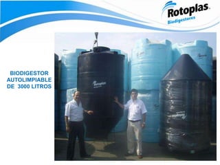 BIODIGESTOR
AUTOLIMPIABLE
DE 3000 LITROS
 