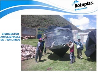 BIODIGESTOR
AUTOLIMPIABLE
DE 7000 LITROS
 